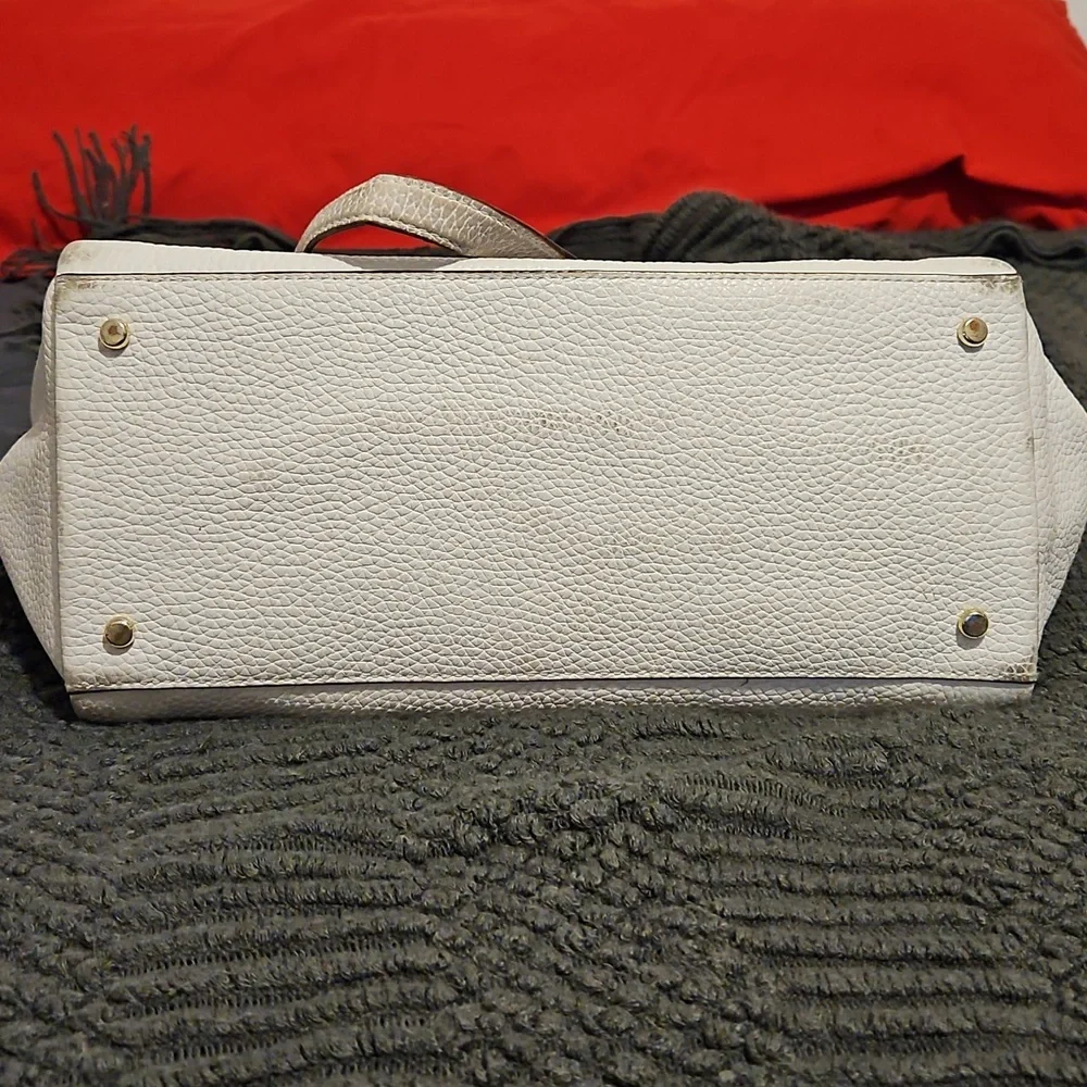 Kate Spade Holden Street Cream‎ Textured Tote Leather Bag